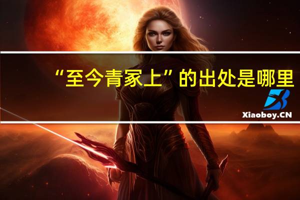 “至今青冢上”的出处是哪里