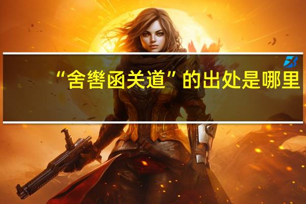 “舍辔函关道”的出处是哪里