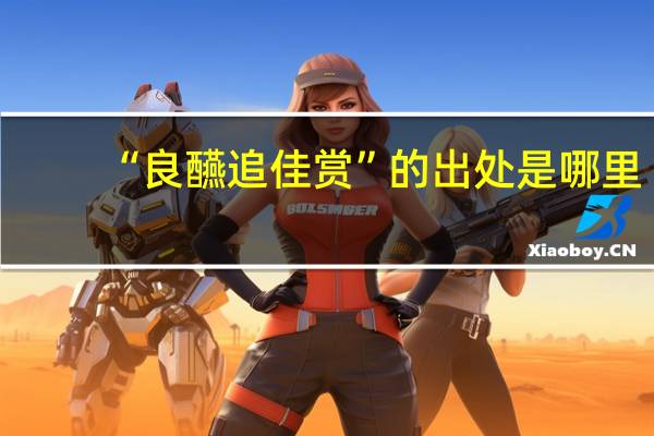 “良醼追佳赏”的出处是哪里