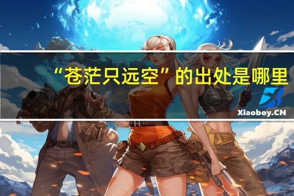 “苍茫只远空”的出处是哪里