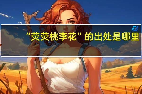 “荧荧桃李花”的出处是哪里