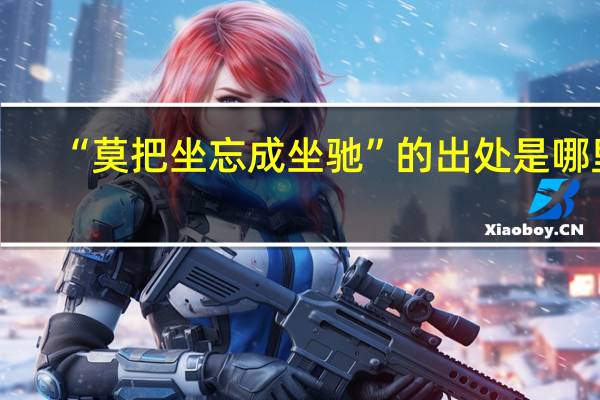 “莫把坐忘成坐驰”的出处是哪里