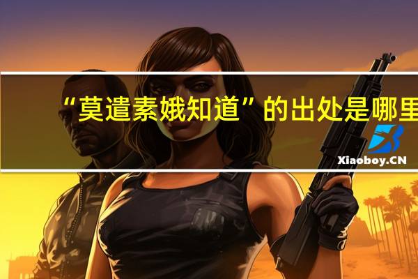 “莫遣素娥知道”的出处是哪里