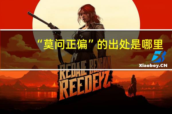 “莫问正偏”的出处是哪里