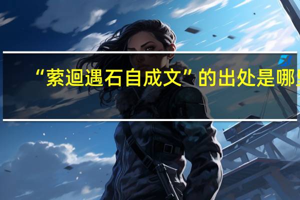 “萦迴遇石自成文”的出处是哪里