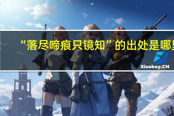 “落尽啼痕只镜知”的出处是哪里