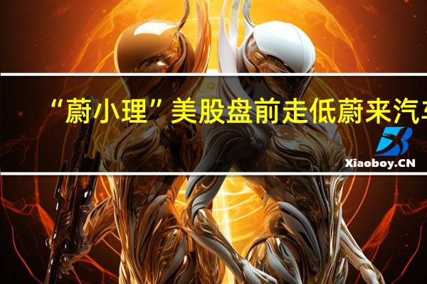 “蔚小理”美股盘前走低蔚来汽车(NIO.N)跌5.5%小鹏汽车(XPEV.N)跌3.6理想汽车(LI.O)跌1.7%