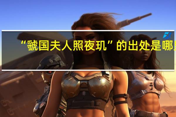 “虢国夫人照夜玑”的出处是哪里