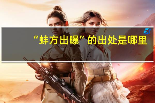 “蚌方出曝”的出处是哪里