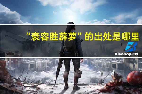 “衰容胜薜萝”的出处是哪里
