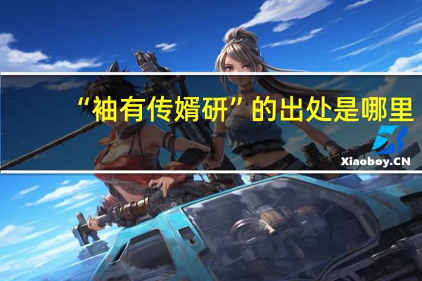 “袖有传婿研”的出处是哪里