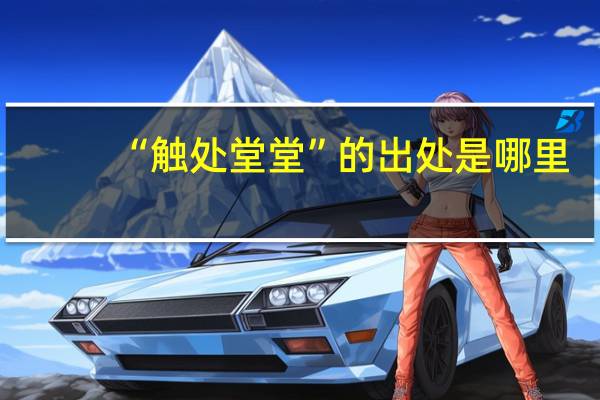“触处堂堂”的出处是哪里