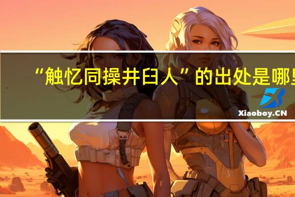 “触忆同操井臼人”的出处是哪里