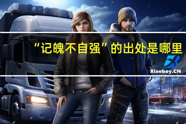 “记魄不自强”的出处是哪里
