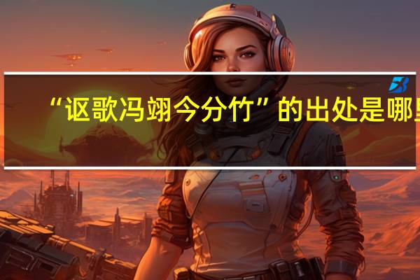 “讴歌冯翊今分竹”的出处是哪里