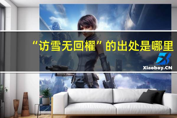 “访雪无回櫂”的出处是哪里