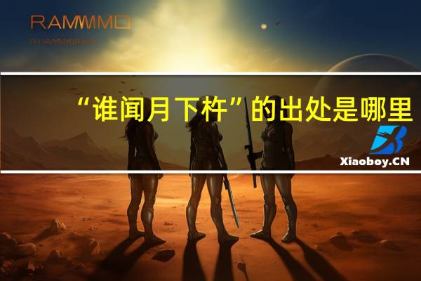 “谁闻月下杵”的出处是哪里