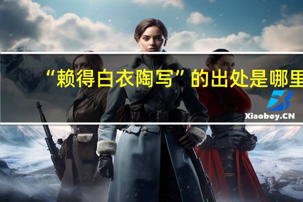 “赖得白衣陶写”的出处是哪里