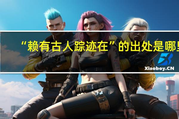 “赖有古人踪迹在”的出处是哪里