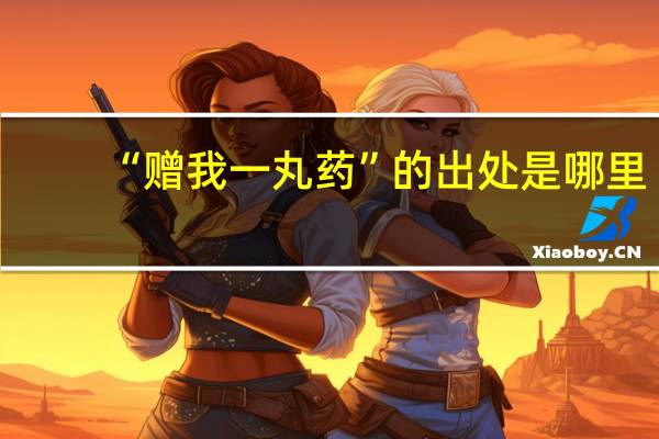 “赠我一丸药”的出处是哪里