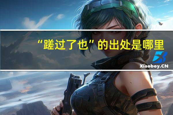 “蹉过了也”的出处是哪里