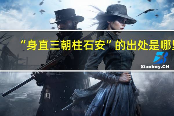 “身直三朝柱石安”的出处是哪里