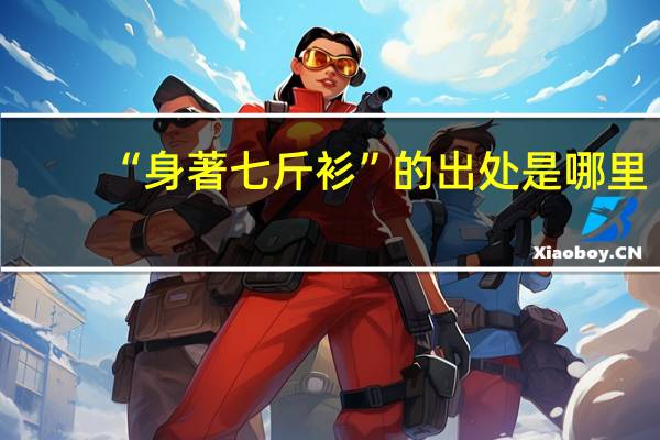 “身著七斤衫”的出处是哪里