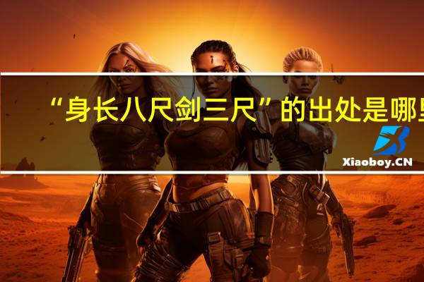 “身长八尺剑三尺”的出处是哪里