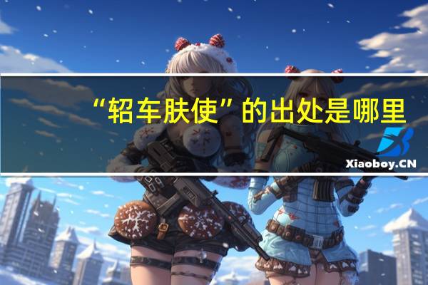 “轺车肤使”的出处是哪里