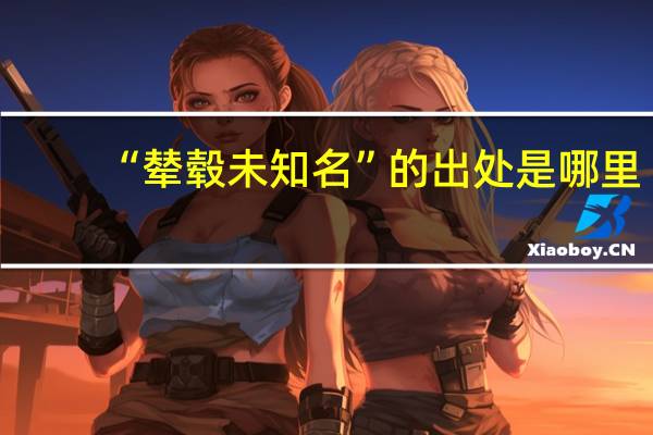“辇毂未知名”的出处是哪里