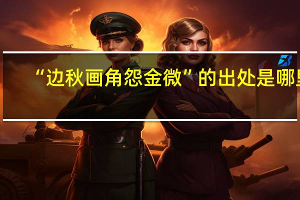 “边秋画角怨金微”的出处是哪里