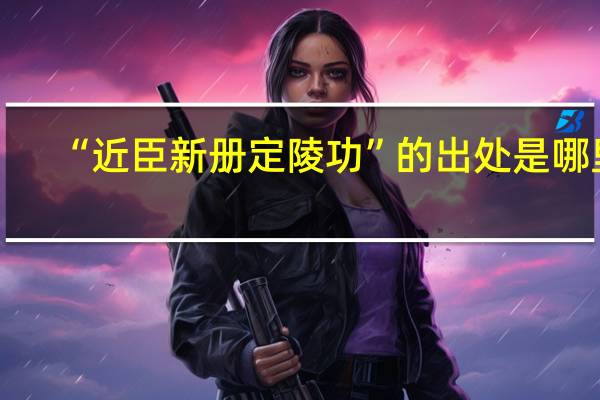 “近臣新册定陵功”的出处是哪里