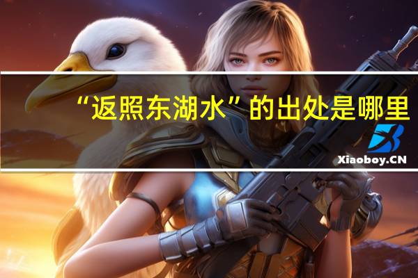 “返照东湖水”的出处是哪里