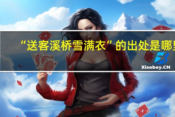 “送客溪桥雪满衣”的出处是哪里