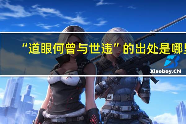 “道眼何曾与世违”的出处是哪里