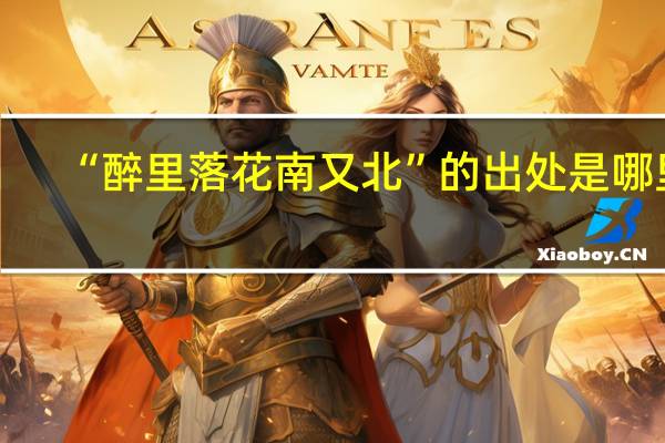 “醉里落花南又北”的出处是哪里