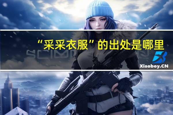 “采采衣服”的出处是哪里