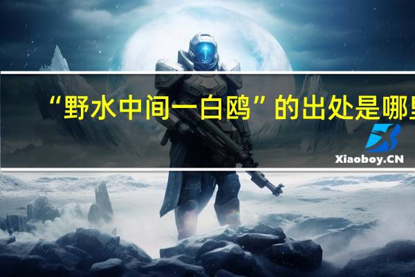 “野水中间一白鸥”的出处是哪里