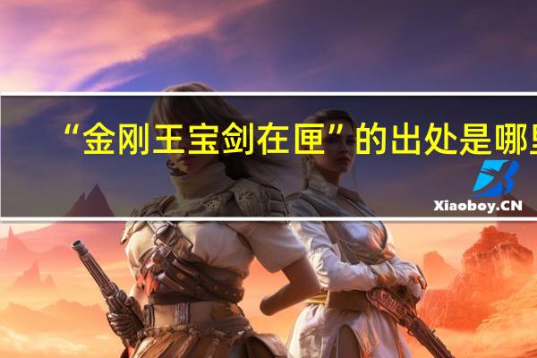 “金刚王宝剑在匣”的出处是哪里