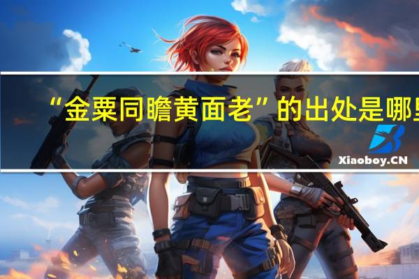 “金粟同瞻黄面老”的出处是哪里