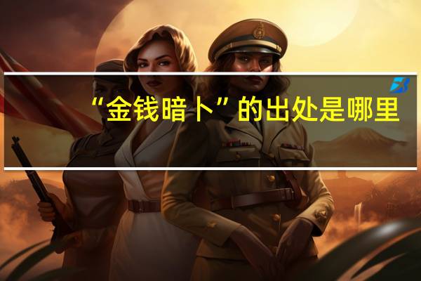“金钱暗卜”的出处是哪里