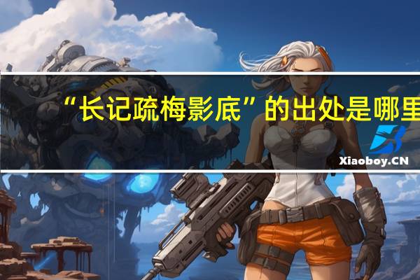 “长记疏梅影底”的出处是哪里