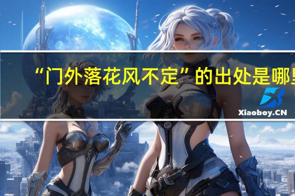 “门外落花风不定”的出处是哪里