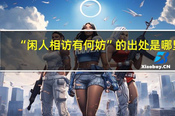 “闲人相访有何妨”的出处是哪里