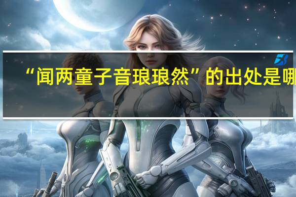 “闻两童子音琅琅然”的出处是哪里