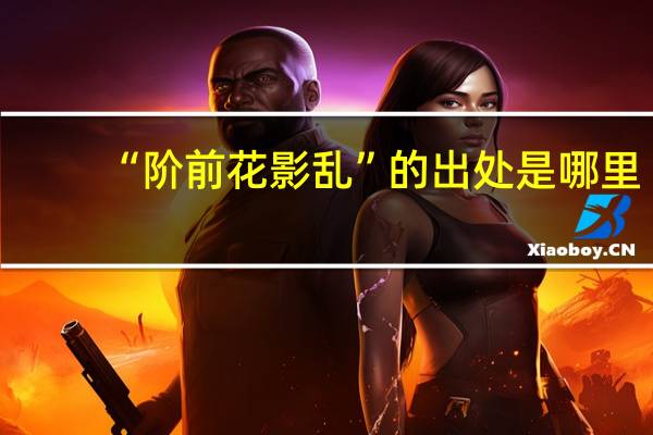 “阶前花影乱”的出处是哪里