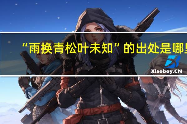 “雨换青松叶未知”的出处是哪里