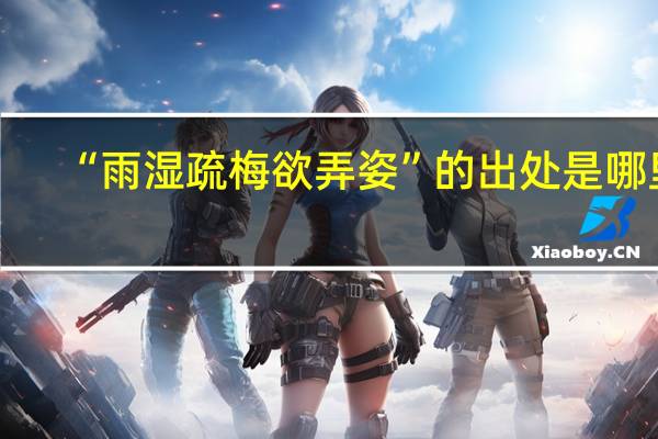 “雨湿疏梅欲弄姿”的出处是哪里