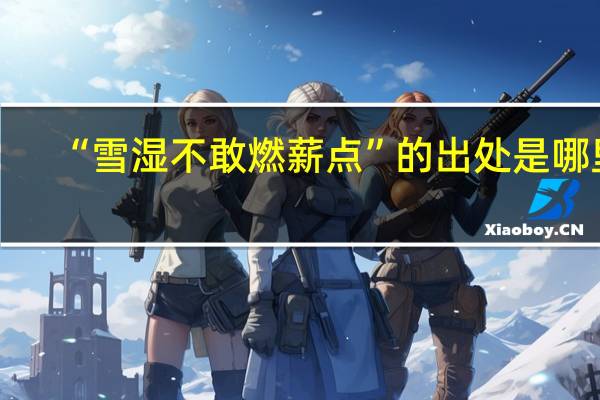 “雪湿不敢燃薪点”的出处是哪里