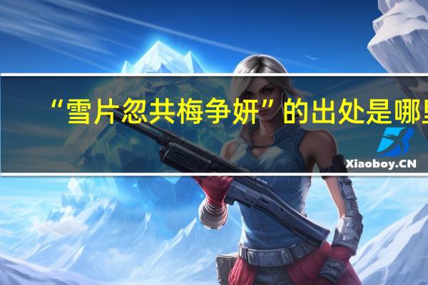 “雪片忽共梅争妍”的出处是哪里